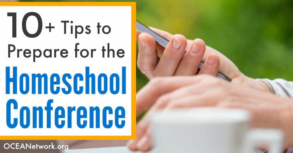 Get ready and prepare for the homeschool conference with this helpful list of tips!