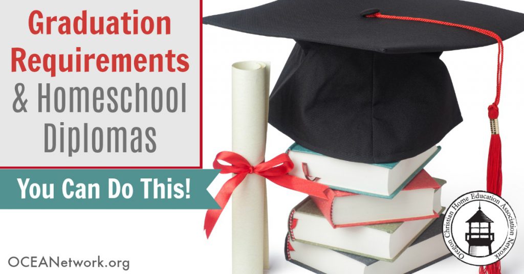 Graduation requirements and homeschool diplomas in Oregon. Find out what the requirements are for graduating homeschooling in Oregon and how to prepare!