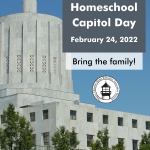 Oregon Capitol building for the Oregon Homeschool Capitol Day