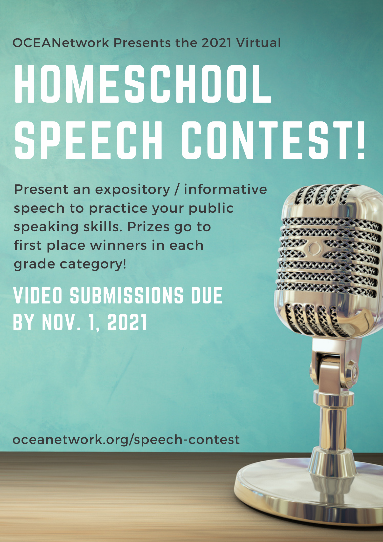 OCEANetwork Homeschool Speech Contest 